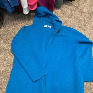 TSE 100% Cashmere Zip Hoodie Size S